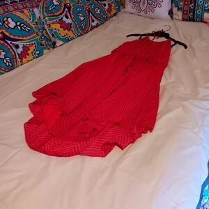 CITY Triangles Sexy Halter pink/purple dress